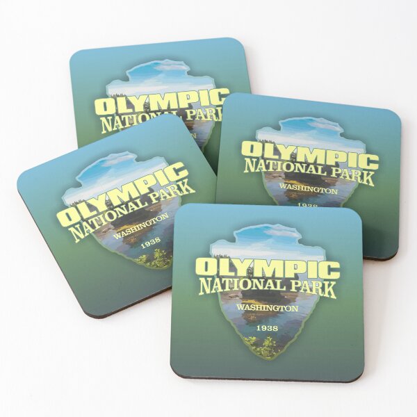 Item preview, Olympic National Park (arrowhead) designed and sold by curranmorgan.