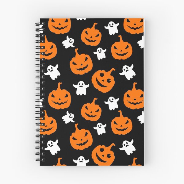 Item preview, Halloween Pumpkins and Cute Ghosts Pattern  designed and sold by mrhighsky.
