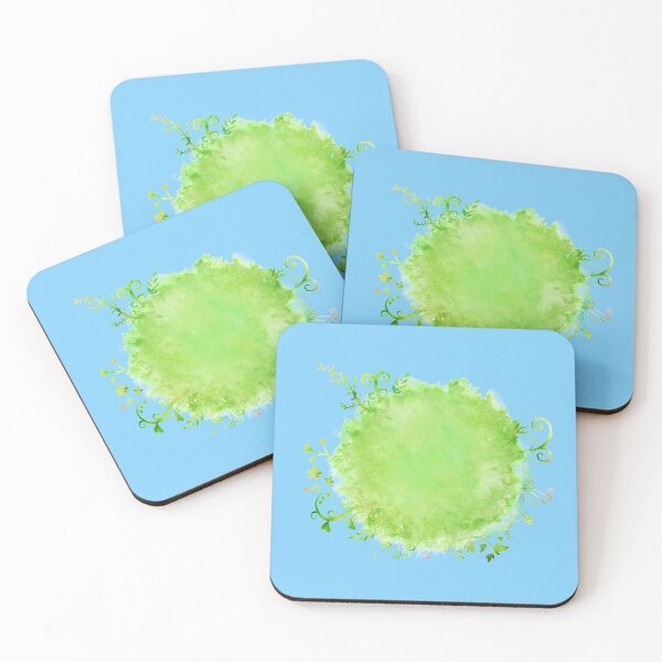 Item preview, Green floristic abstraction designed and sold by MisoraA.