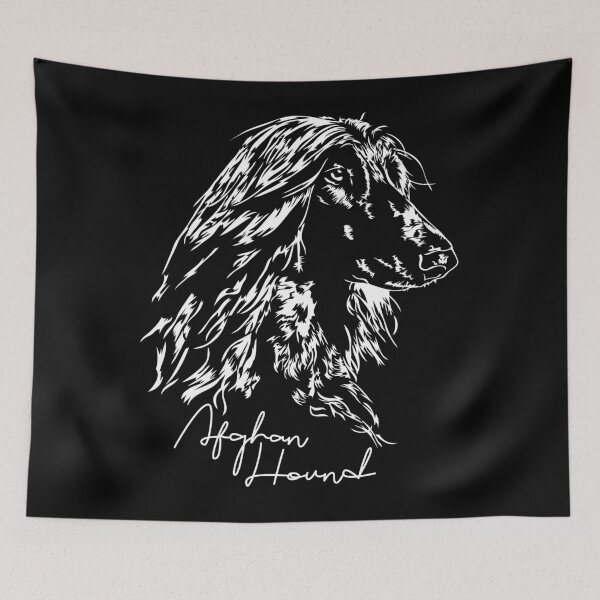 Item preview, Afghan Hound Dog Canine Portrait designed and sold by dogarts.