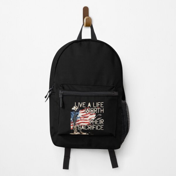 Item preview, Live A Life Worth Their Sacrifice - US Veterans Day - Vets designed and sold by Dressed For Duty.