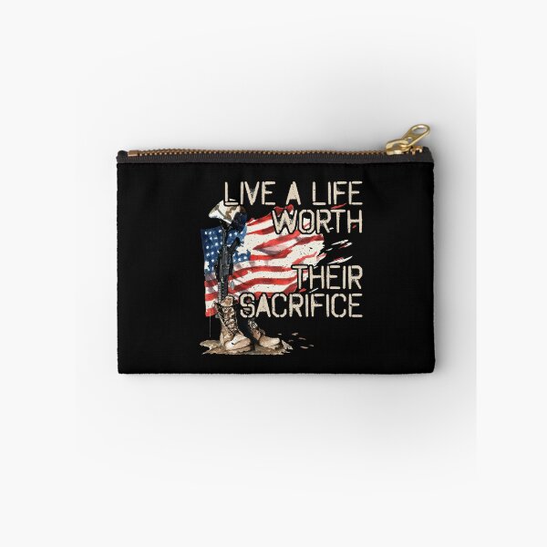 Item preview, Live A Life Worth Their Sacrifice - US Veterans Day - Vets designed and sold by Dressed For  Duty.