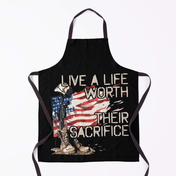 Item preview, Live A Life Worth Their Sacrifice - US Veterans Day - Vets designed and sold by Dressed For Duty.
