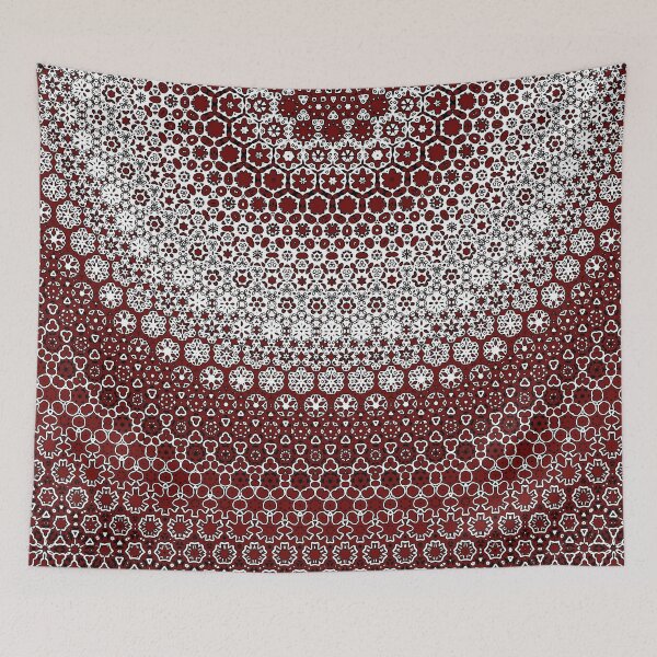 Item preview, Maroon Sindhi Ajrak Pattern Design designed and sold by mrhighsky.