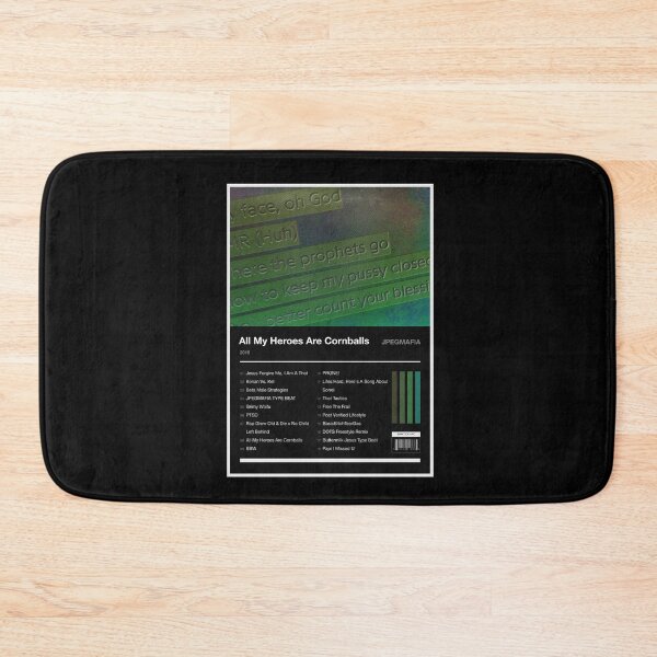 Item preview, All My Heroes Are Cornballs Tracklist (Inverted) designed and sold by TOURETTESBOYLOL.