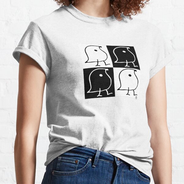 Black and White WUGs Classic T-Shirt