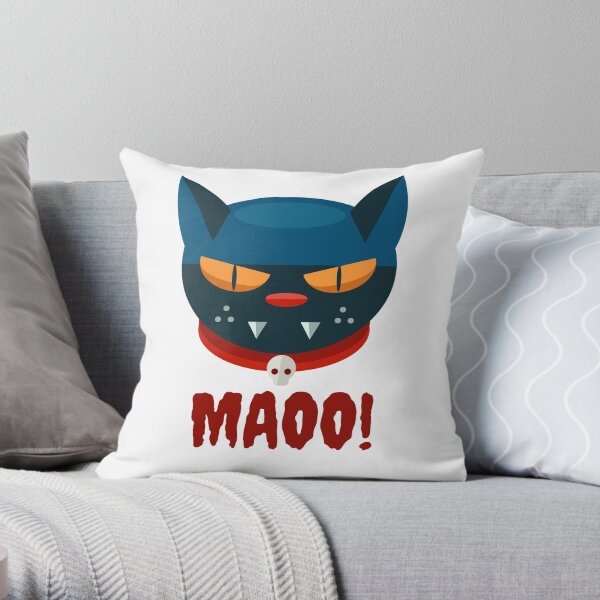 C is for Creepy Cat Pillow