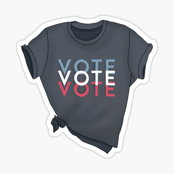 Item preview, Vote Shirt designed and sold by jelliebean32.