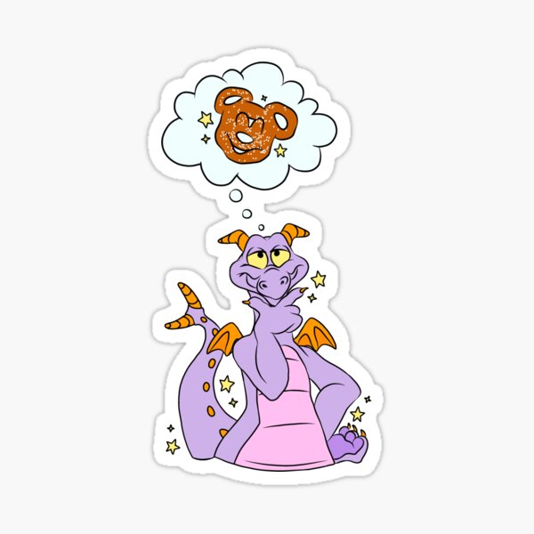 EPCOT Figment Sticker Dreamfinder Dragon Disney Flower and Garden