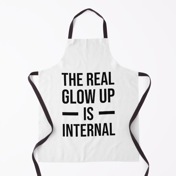Item preview, The Real Glow Up is Internal - Inspirational Quotes For Women. Self Motivation Quotes designed and sold by Trendelicious.