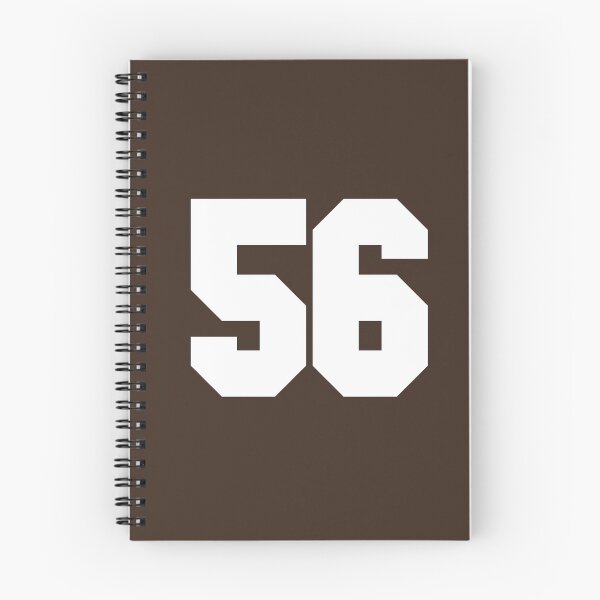 Item preview, 56 Number Cleveland Sports Fifty-Six Brown Jersey designed and sold by HelloFromAja.