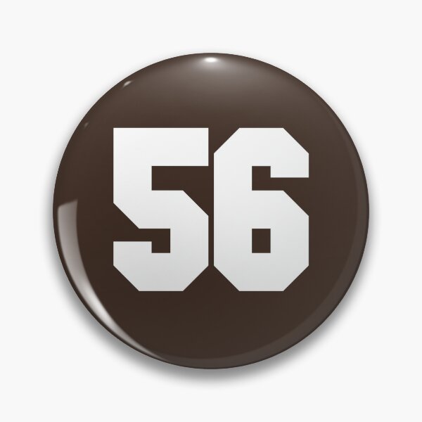 Item preview, 56 Number Cleveland Sports Fifty-Six Brown Jersey designed and sold by HelloFromAja.