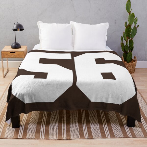 Item preview, 56 Number Cleveland Sports Fifty-Six Brown Jersey designed and sold by HelloFromAja.