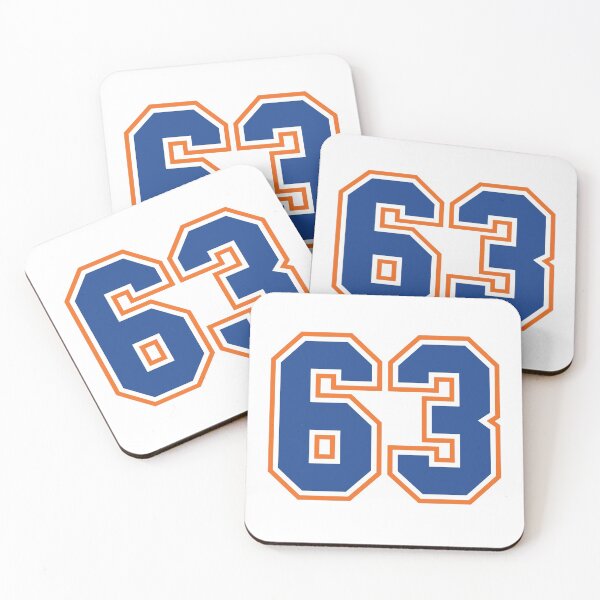 Item preview, Sixty-Three Jersey Number Sports 63 designed and sold by HelloFromAja.