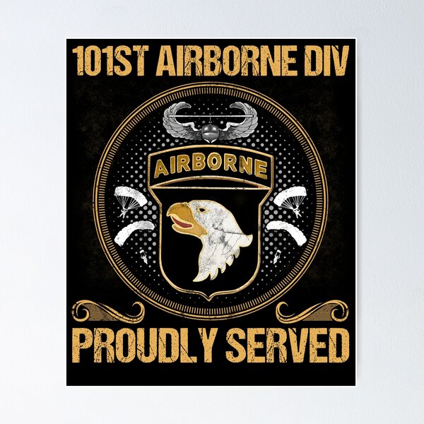 Item preview, Paratrooper 101st Airborne Divition Proudly Served designed and sold by BruceFaulkner.
