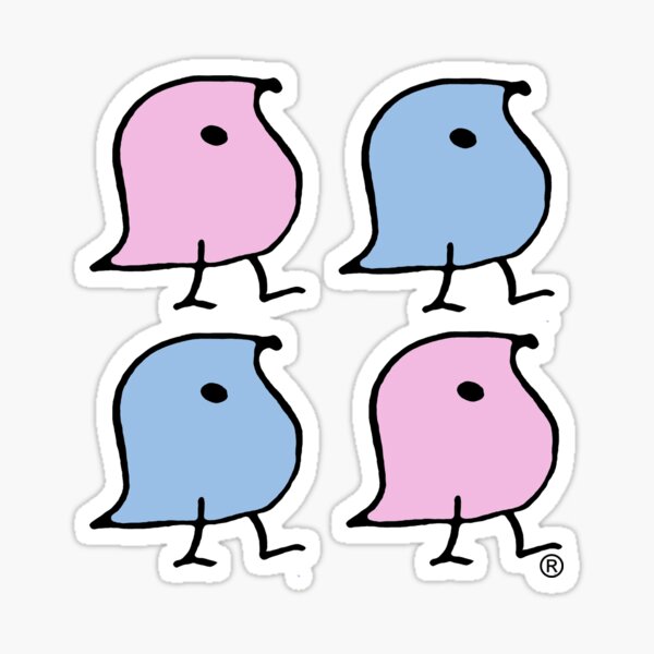 Item preview, Pink and Blue Wugs designed and sold by OfficialWug.