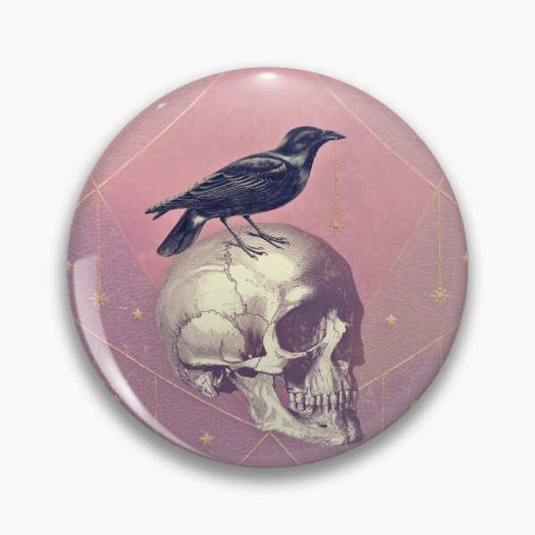 Item preview, Crow and Skull Collage designed and sold by Eva Nev.