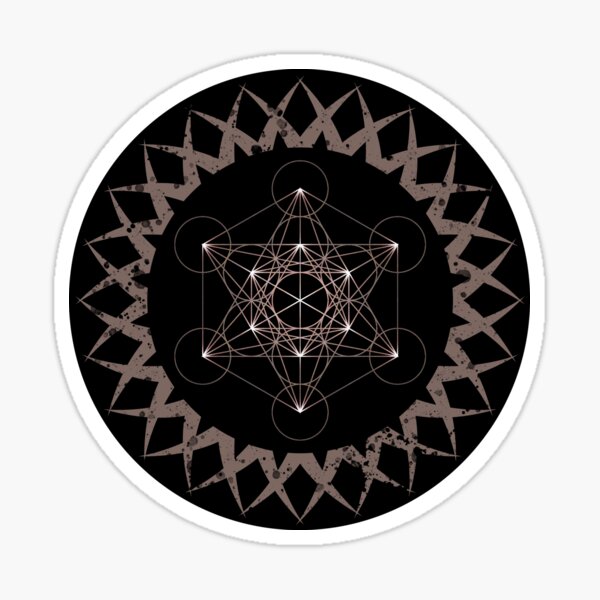 Metatrons Cube Sticker