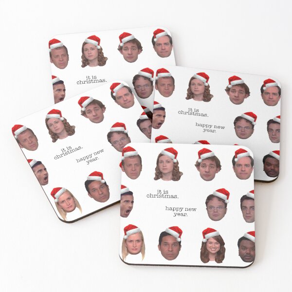 Item preview, The Office Christmas Party Character Sticker Pack - New Year’s Fan Art Christmas 2020 Cast Funny Quotes Meme Joke Gift Present Apparel Mug Moments Birthday Card Decorations Trending Popular designed and sold by qualityprinting.