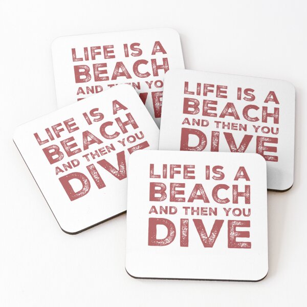 Item preview, Life Is A Beach Then You Dive designed and sold by loveoceanair.