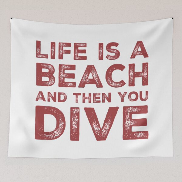 Item preview, Life Is A Beach Then You Dive designed and sold by loveoceanair.