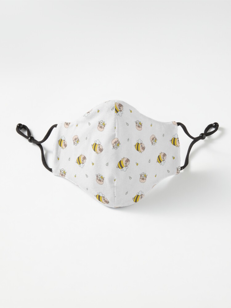 Alternate view of Pug Bee Mask