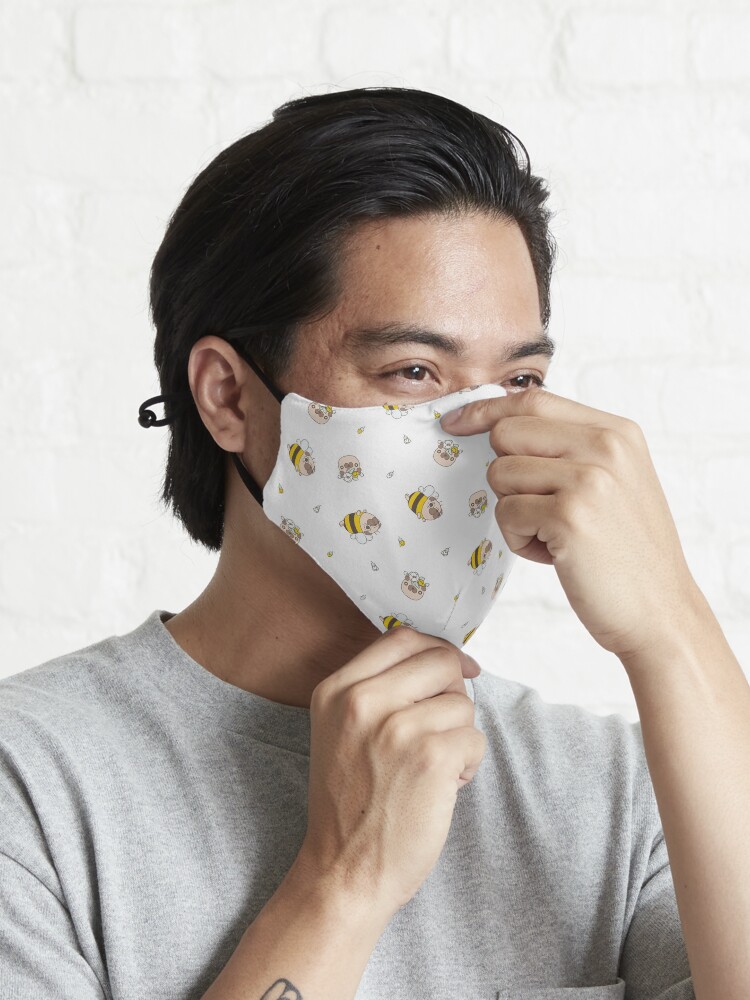 Alternate view of Pug Bee Mask