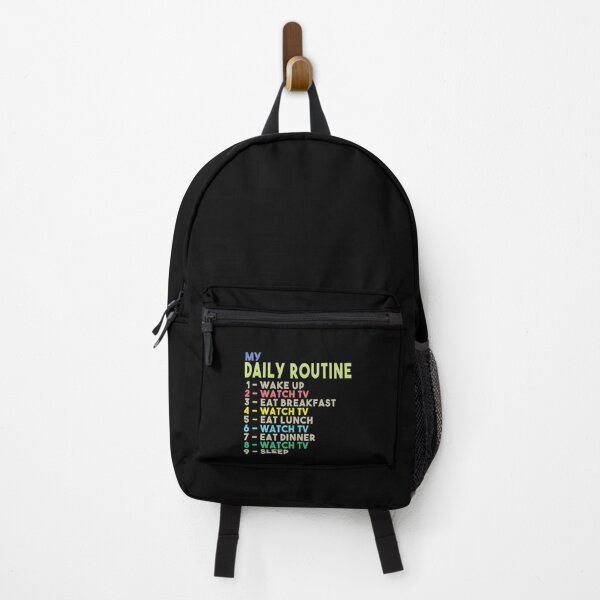 Item preview, My Daily Routine, Watch TV, Funny Cool Daily Routine designed and sold by awesomedraw.