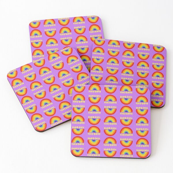 Item preview, Rainbow Chanukiah Lilac Print designed and sold by TillaCrowne.
