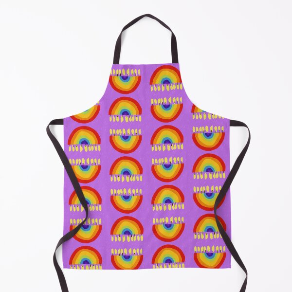 Item preview, Rainbow Chanukiah Lilac Print designed and sold by TillaCrowne.