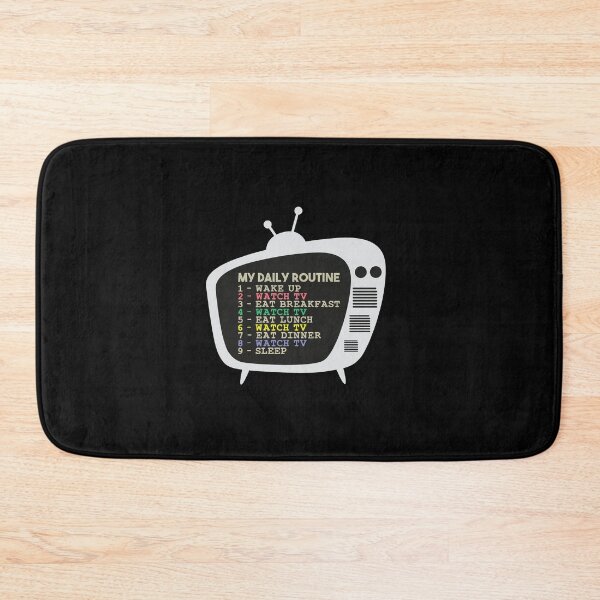 Item preview, My Daily Routine, Watch TV, Funny Cool Daily Routine designed and sold by awesomedraw.