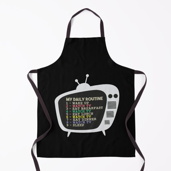Item preview, My Daily Routine, Watch TV, Funny Cool Daily Routine designed and sold by awesomedraw.