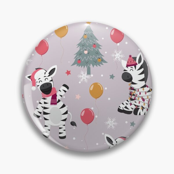 Item preview, Zebra Christmas Tree Holiday Cute designed and sold by ILLYL Creatives.