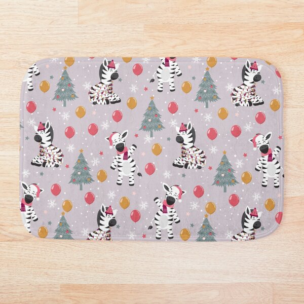 Item preview, Zebra Christmas Tree Holiday Cute designed and sold by ILLYL Creatives.