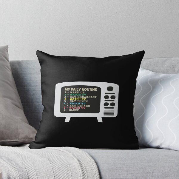 Item preview, My Daily Routine, Watch TV, Funny Cool Daily Routine designed and sold by awesomedraw.