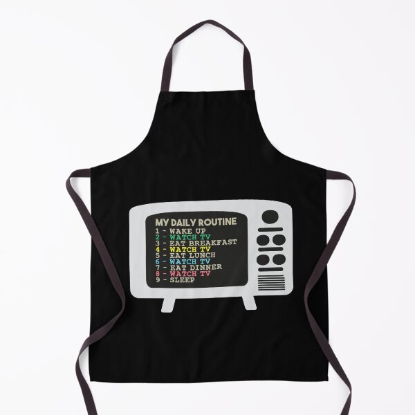 Item preview, My Daily Routine, Watch TV, Funny Cool Daily Routine designed and sold by awesomedraw.