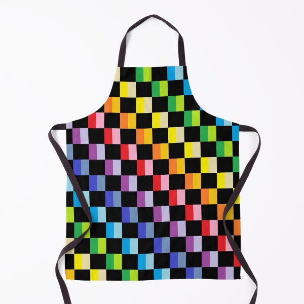 Item preview, Checkered Broader Spectrum Rainbow Black  designed and sold by lornakay.