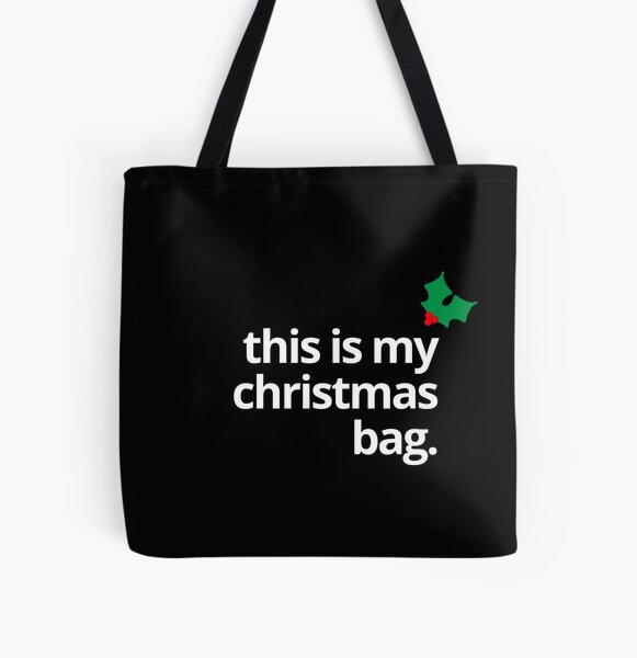 My Christmas... Holly All Over Print Tote Bag