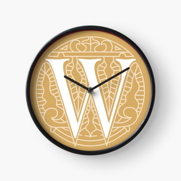WesterosCraft Circle Logo Yellow Clock