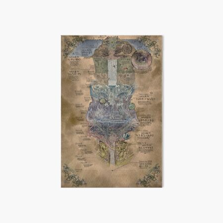 Item preview, The Abyss Map designed and sold by Retro-Freak.