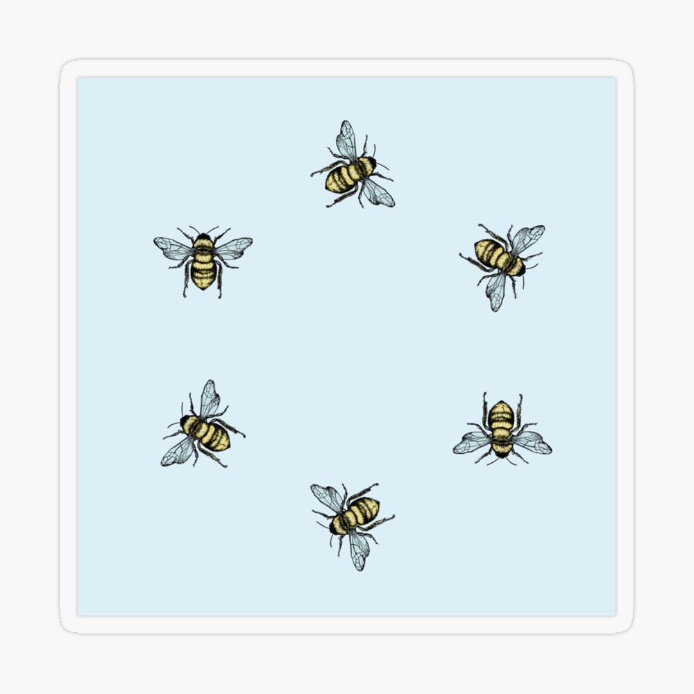 Bee themed gifts for women, men and kids. Honey bee Bumblebee save the bees  Poster for Sale by Artonmytee