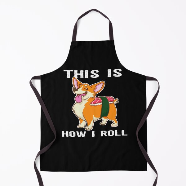 Item preview, This Is How I Roll Corgi Nigiri Sushi & Dog Lover   designed and sold by BornDesign.