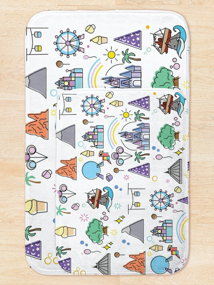 Magical Pattern Bath Mat for Sale by themouselets