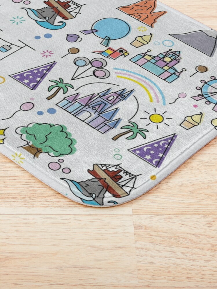 Magical Pattern Bath Mat for Sale by themouselets