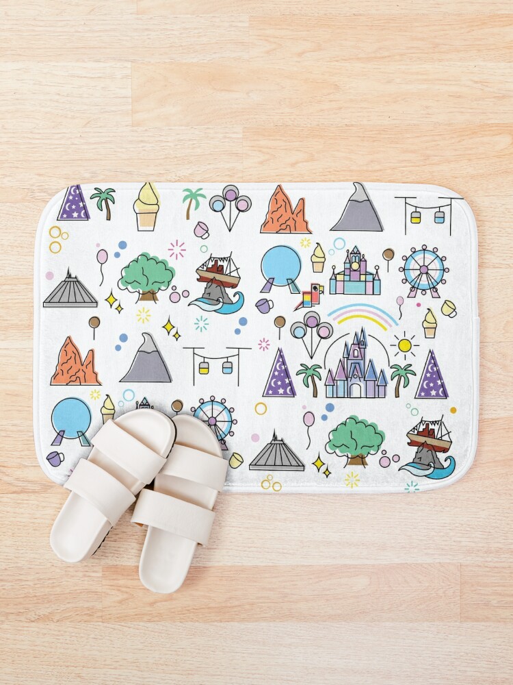 Magical Pattern Bath Mat for Sale by themouselets