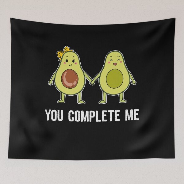 Item preview, You Complete Me Avocado Couple Pregnant Pregnancy    designed and sold by BornDesign.