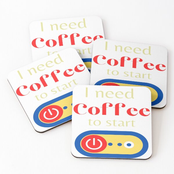 Item preview, I Need Coffee to Start designed and sold by danaJG.