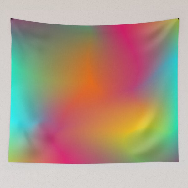 Item preview, Neon vibrant color mesh gradient pattern designed and sold by likebakerdo.