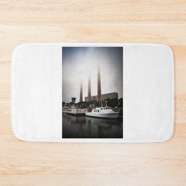 Item preview, Morro Bay Docks in the Fog designed and sold by williamsrdan.