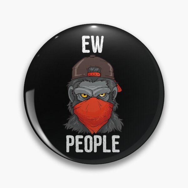 Item preview, Ew People Masked Gorilla Anti Social Introvert Quarantine   designed and sold by BornDesign.
